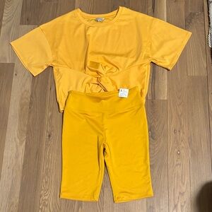 Habitual girls 12 Yellow Two-Piece Set